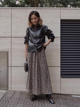 「My shawty（ﾏｲｼｬｳﾃｨｰ）のアイテム（スカート）」を使った、Myshawty officialさん（レディース・160cm）の秋コーディネート