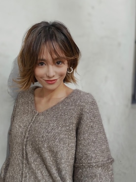 「My shawty（ﾏｲｼｬｳﾃｨｰ）のアイテム（アクセサリー）」を使った、Myshawty officialさん（レディース・160cm）の冬コーディネート