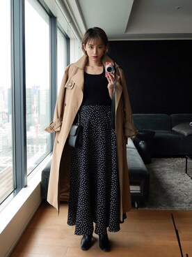 「My shawty（ﾏｲｼｬｳﾃｨｰ）のアイテム（スカート）」を使った、Myshawty officialさん（レディース・160cm）の春コーディネート