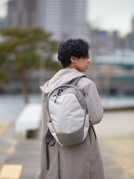 「URBANRESEARCH」｜「アイテム（その他アウター）」を使った、KATOさん（メンズ・179cm）の冬コーディネート