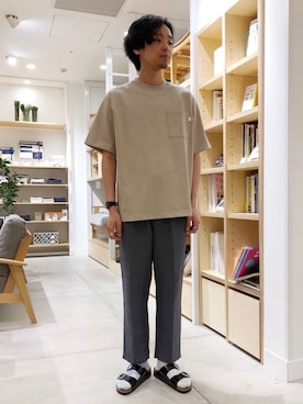 「アーバンリサーチ」｜「アイテム（レッグウェア）」を使った、KATOさん（メンズ・179cm）の春コーディネート