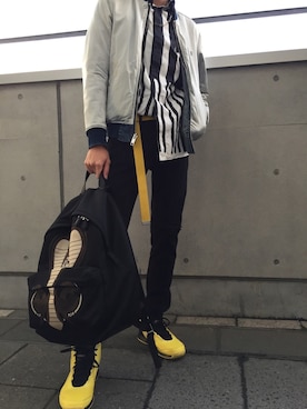 「GIVENCHY」｜「アイテム（デニムジャケット）」を使った、いもっこさん（メンズ・174cm）の秋コーディネート