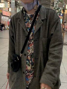 「Hender Scheme（エンダースキーマ）のアイテム（その他）」を使った、こばやしさん（メンズ・180cm）の冬コーディネート