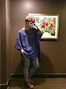 BLACK by VANQUISHのセットアップを使った人気ファッション