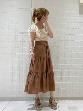 C h i iさん（レディース・155cm）の夏コーディネート