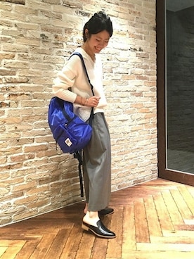 「Drifter（ドリフター）のアイテム」を使った、matsuuchiさん（レディース・158cm）の冬コーディネート