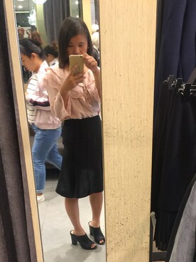 「Vero Moda（-）のアイテム」を使った、Z转角晴空さん（レディース・158cm）の秋コーディネート