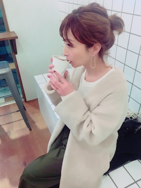 「スタッフコーデ」｜「アイテム（アクセサリー）」を使った、yasuhaさん（レディース・151cm）の冬コーディネート