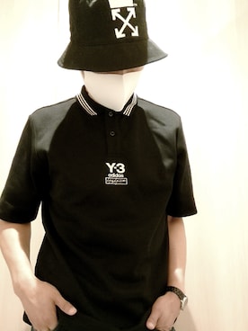 「off white（オフホワイト）のアイテム（帽子）」を使った、ＴＫsさん（メンズ・180cm）の夏コーディネート