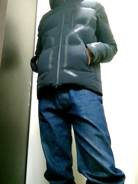 「A.P.C.」｜「アイテム（ダウンジャケット/コート）」を使った、ＴＫsさん（メンズ・180cm）の冬コーディネート