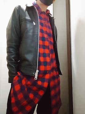 「coca（coca）（コカ）のアイテム（パンツ）」を使った、ＴＫsさん（メンズ・180cm）の冬コーディネート