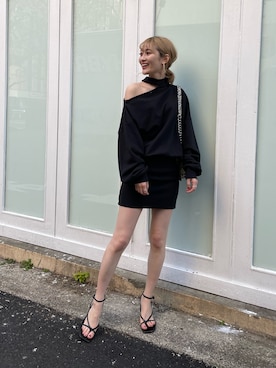 「ミニワンピ」｜namiさん（レディース・160cm）の春コーディネート