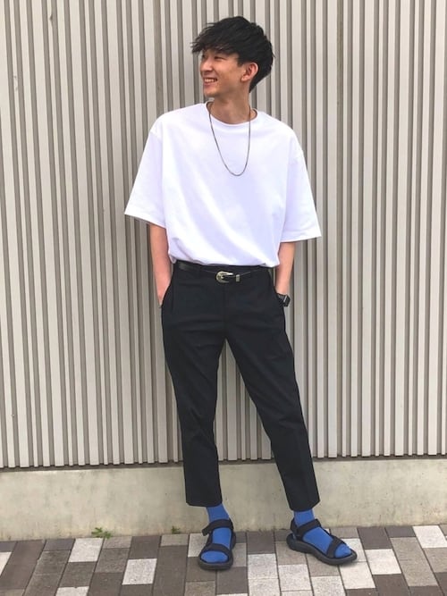 ごりゅー ユニクロのtシャツ カットソーを使ったコーディネート Wear
