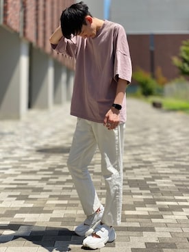 「アイテム（雑誌）」を使った、 ごりゅーさん（メンズ・177cm）の夏コーディネート