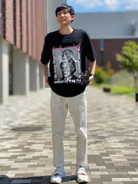 「アイテム（雑誌）」を使った、 ごりゅーさん（メンズ・177cm）の夏コーディネート