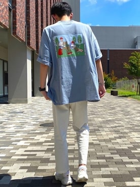 「アイテム（雑誌）」を使った、 ごりゅーさん（メンズ・177cm）の夏コーディネート