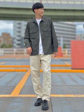 「アイテム（雑貨/ホビー、シルバー系）」を使った、 ごりゅーさん（メンズ・177cm）の秋コーディネート