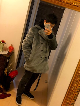 「FREE GATE（フリーゲート）のアイテム」を使った、TAIYOさん（メンズ・173cm）の秋コーディネート