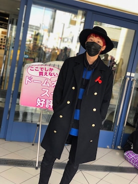 「8seconds（エイトセカンズ）のアイテム（トップス）」を使った、TAIYOさん（メンズ・174cm）の秋コーディネート