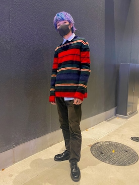 「FREE GATE（フリーゲート）のアイテム」を使った、TAIYOさん（メンズ・174cm）の秋コーディネート