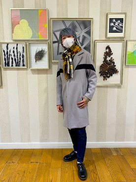 「8seconds（エイトセカンズ）のアイテム（ジャケット/アウター）」を使った、TAIYOさん（メンズ・174cm）の冬コーディネート