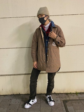 「jeans（ジーンズ）のアイテム（ジャケット/アウター）」を使った、TAIYOさん（メンズ・174cm）の冬コーディネート