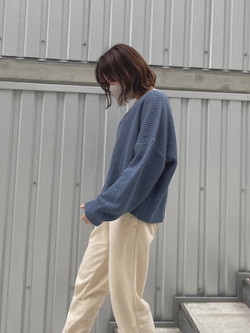 「アイテム（スウェットパンツ）」を使った、mimi さん（レディース・163cm・20代）の春コーディネート