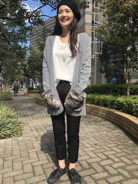 「BANANA REPUBLIC」｜「アイテム（財布/小物）」を使った、バナナ・リパブリック　グランツリー武蔵小杉さん（レディース・164cm）の秋コーディネート