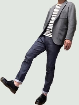 「coen」｜「アイテム（その他アウター）」を使った、ポキB@ユニクロ勉強家(相互)さん（メンズ・167cm）の春コーディネート