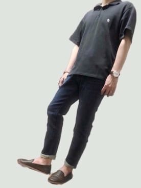 「zozoデニム」｜「アイテム（スリッポン）」を使った、ポキB@ユニクロ勉強家(相互)さん（メンズ・167cm）の春コーディネート