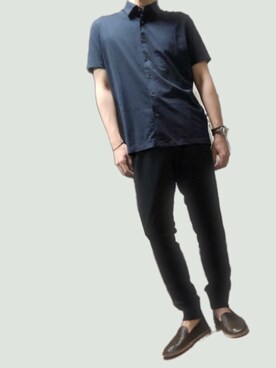 「Re（アールイー）のアイテム（アクセサリー）」を使った、ポキB@ユニクロ勉強家(相互)さん（メンズ・166cm）の春コーディネート