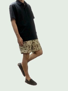 ポキB@ユニクロ勉強家(相互)さん（メンズ・166cm）の夏コーディネート