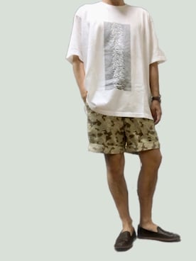 ポキB@ユニクロ勉強家(相互)さん（メンズ・166cm）の夏コーディネート