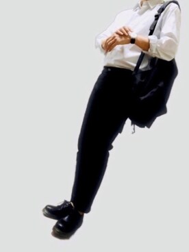 ポキB@ユニクロ勉強家(相互)さん（メンズ・166cm）の夏コーディネート