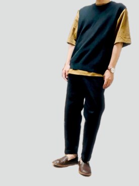 ポキB@ユニクロ勉強家(相互)さん(メンズ・166cm)の夏コーディネート