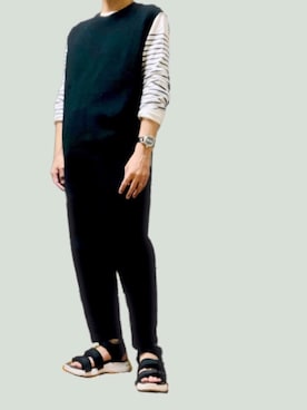 「BALL（ボール）のアイテム」を使った、ポキB@ユニクロ勉強家(相互)さん（メンズ・166cm）の夏コーディネート