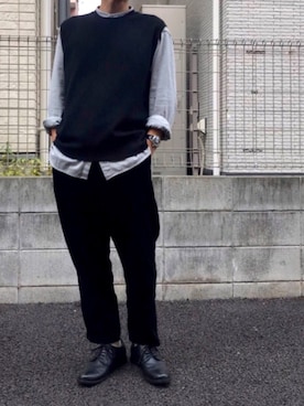 ポキB@ユニクロ勉強家(相互)さん（メンズ・166cm）の秋コーディネート
