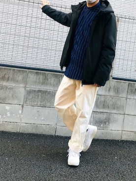ポキB@ユニクロ勉強家(相互)さん(メンズ・166cm)の冬コーディネート