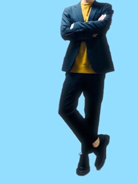 ポキB@ユニクロ勉強家(相互)さん（メンズ・166cm）の春コーディネート