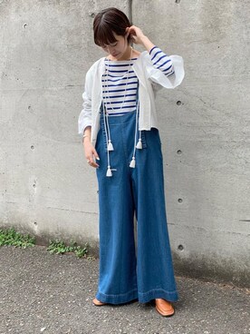 「CIAOPANIC TYPY（チャオパニックティピー）のアイテム（その他シューズ）」を使った、てりおさん（レディース・162cm）の春コーディネート