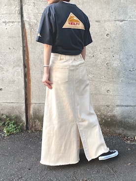 「CIAOPANIC TYPY（チャオパニックティピー）のアイテム（ブレスレット）」を使った、てりおさん（レディース・162cm）の春コーディネート