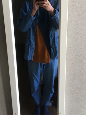 「JUNRED（ジュンレッド）のアイテム（その他トップス）」を使った、こばやし けんたさん（メンズ・178cm）の冬コーディネート