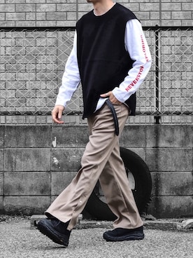 𝕳𝖎𝖗𝖔さん（メンズ・185cm）の春コーディネート