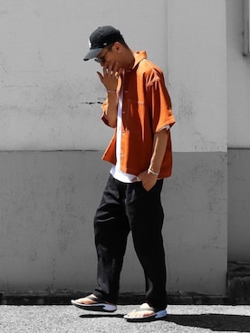 𝕳𝖎𝖗𝖔さん（メンズ・185cm）の夏コーディネート