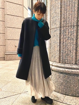 「green label relaxing（グリーンレーベルリラクシング）のアイテム（その他アウター）」を使った、Araya_ｍさん（レディース・161cm）の秋コーディネート