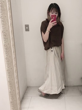 MAOさん（レディース・158cm）の春コーディネート