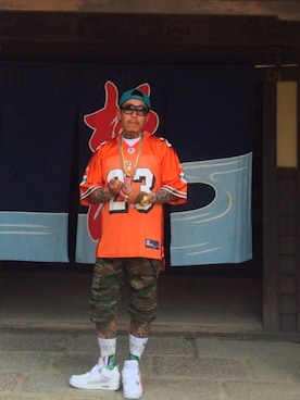 「orange」｜QPさん（メンズ・170cm）の冬コーディネート