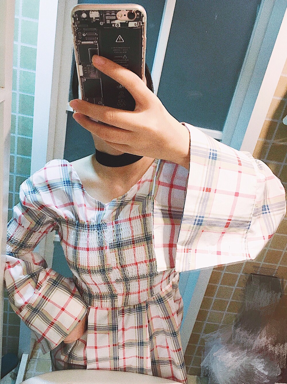 「STYLENANDAのアイテム（シャツワンピース、ホワイト系）」を使った、兔大牙moyoさん（レディース・157cm）の夏コーディネートの1枚目の写真