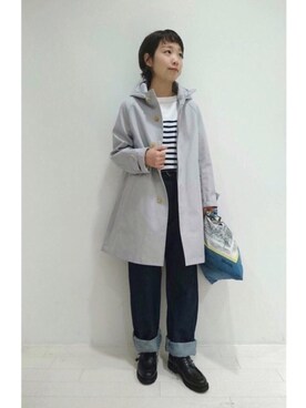 「Scye（サイ）のアイテム（パンツ）」を使った、IMAIさん（レディース・157cm）の冬コーディネート