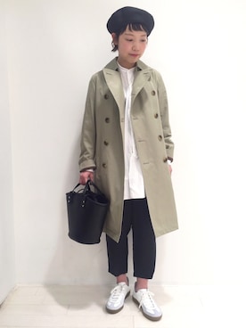 「GALLEGO DESPORTES」｜「アイテム（ジャケット/アウター）」を使った、IMAIさん（レディース・157cm）の春コーディネート